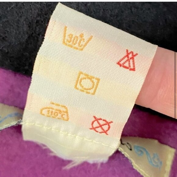 Vintage Crossroads Pink Fleece Embroidered Button Up Cardigan S - Picture 4 of 10